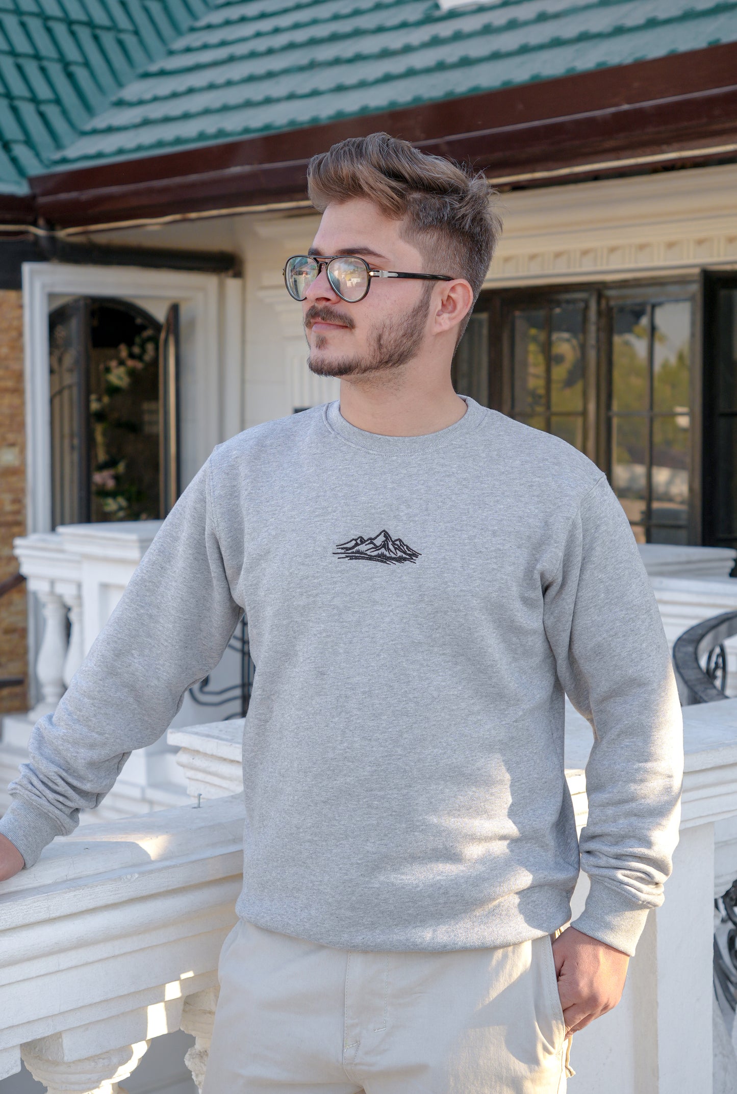 Gray Crewneck Sweatshirt