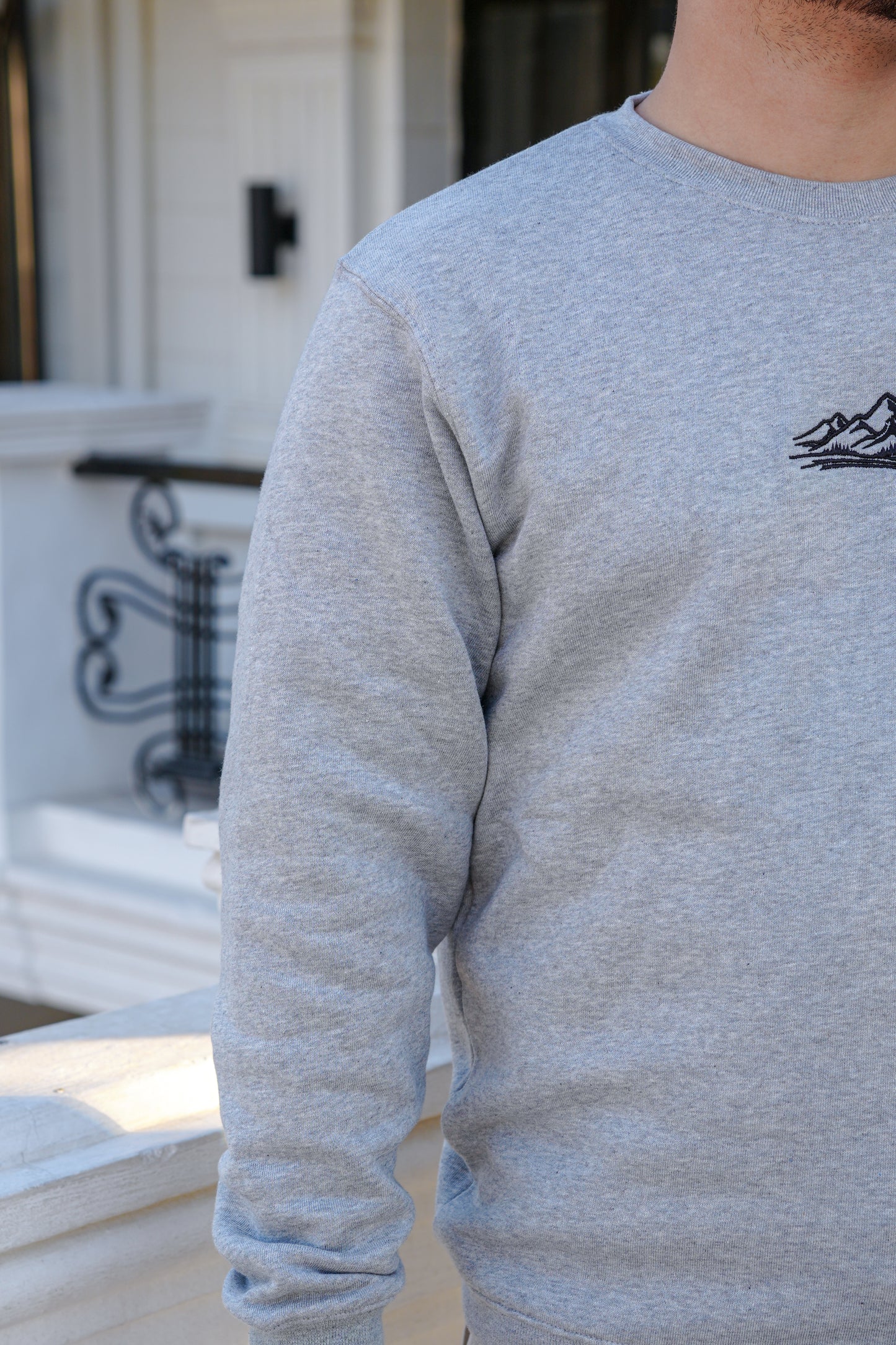 Gray Crewneck Sweatshirt