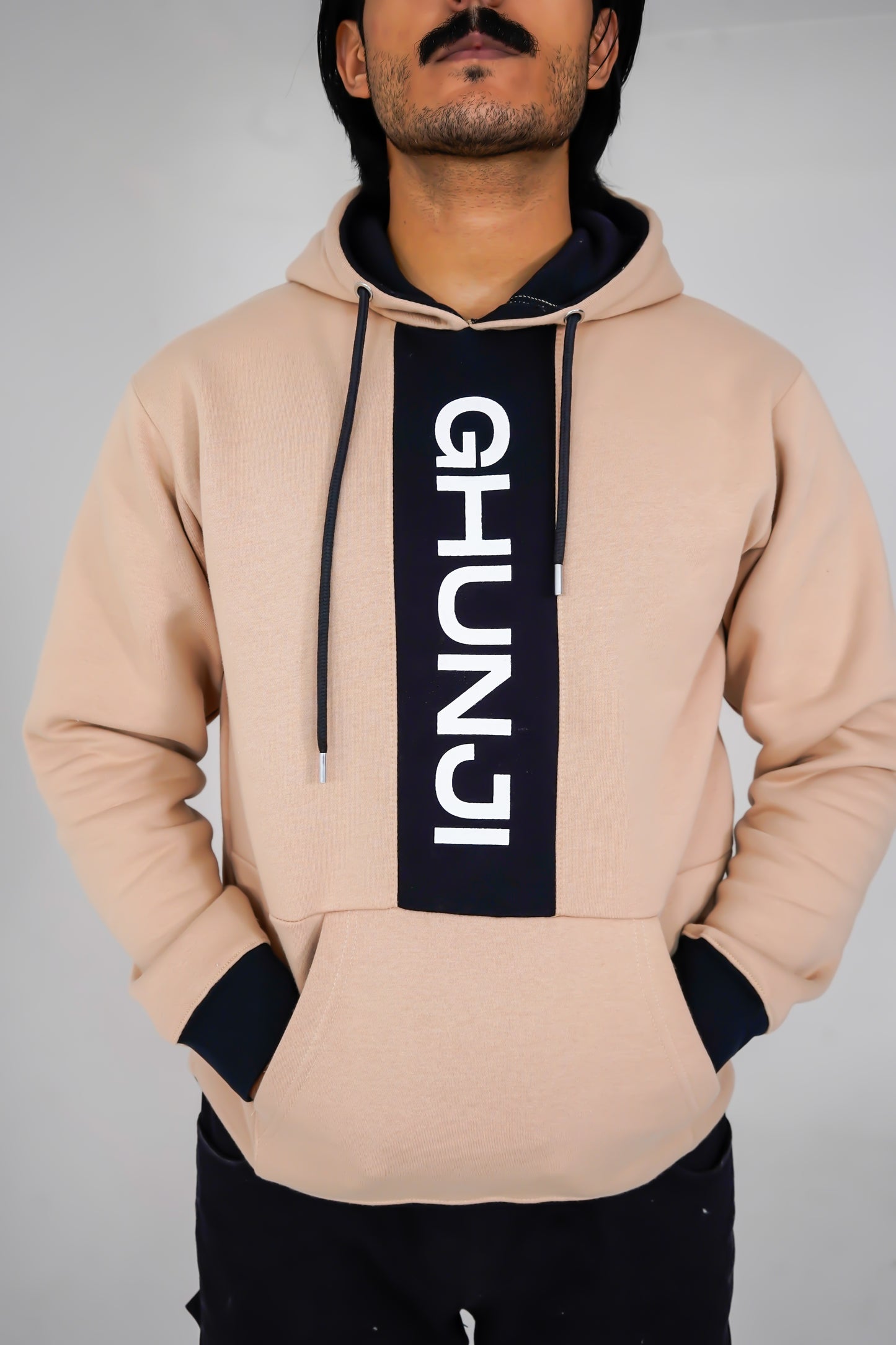 BEIGE RELAXED FIT HOODIE | UNISEX